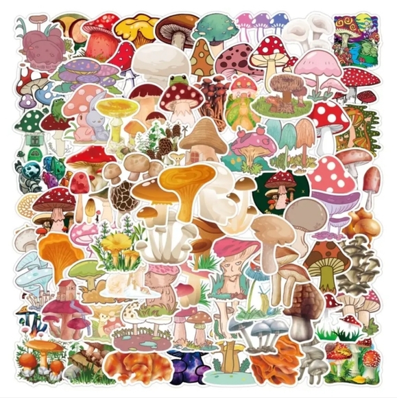 Mushrooms Sticker Pack - 50 Stickers - Picture 7 of 12